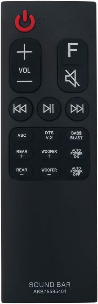 ZdalaMit AKB75595401 SK5R SK5Y SKM5Y SPK5B-W AKB75515305 AKB75595402 Sound Bar Replace Remote Control Applicable for LG