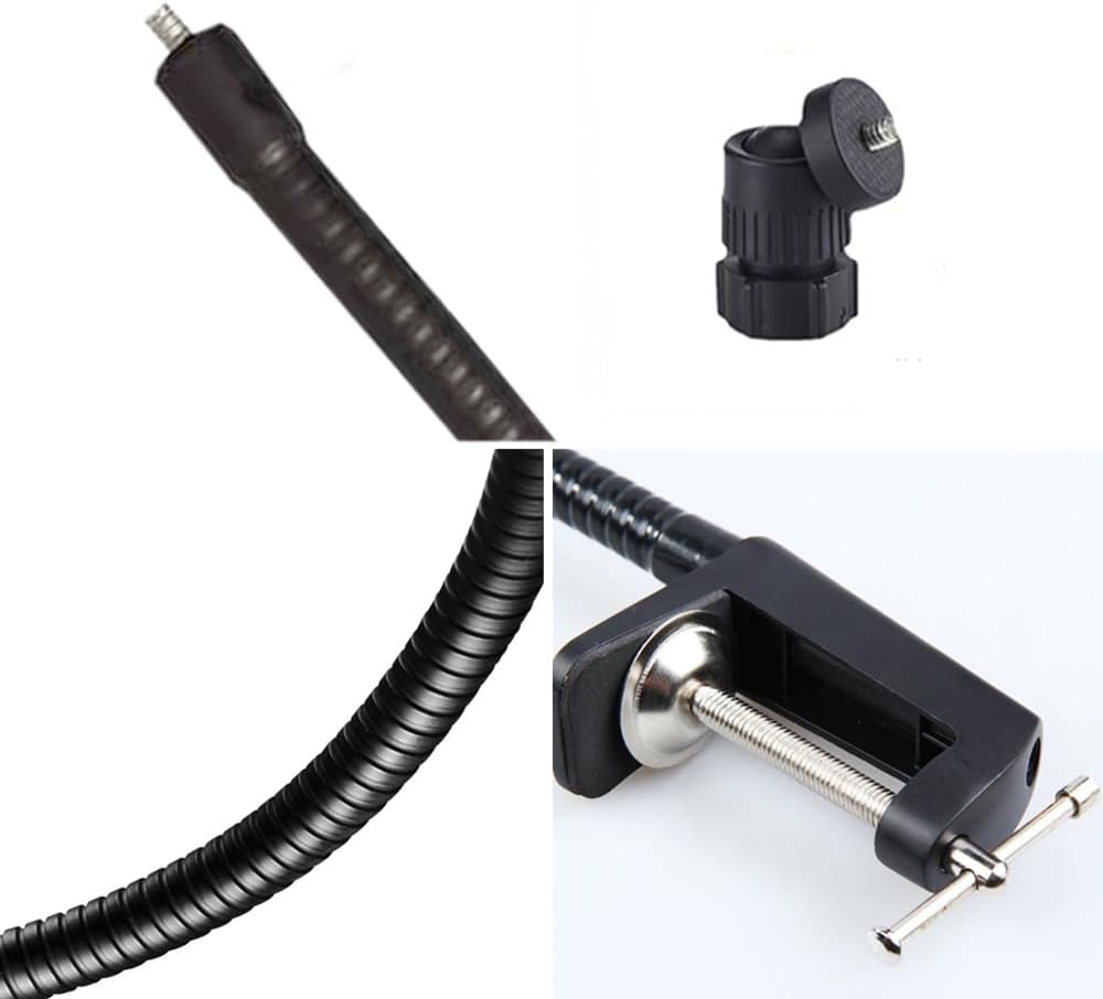Etubby 27" C925X, C922, C930e, C930, C920, C615, (1/4" Webcam Stand Holder Adjustable Gooseneck Desktop Camera Desk