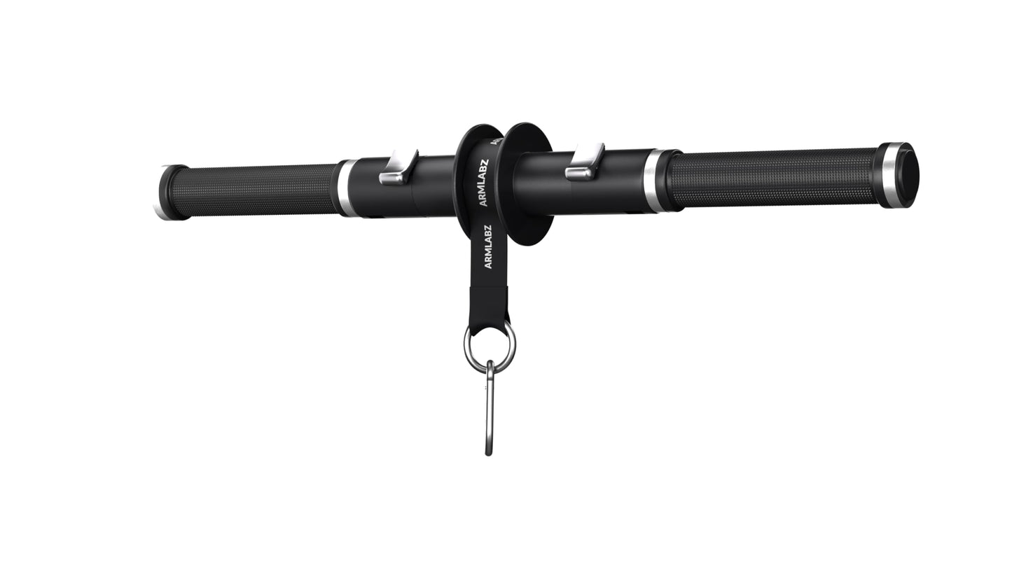 ArmLabz Forearm Roller 3.0 Premium Wrist Roller and Forearm Strengthener, Grip Strength Trainer and Hand Exerciser, Quick Reset, One Arm Use, Metal Core, Heavy-Duty Strap