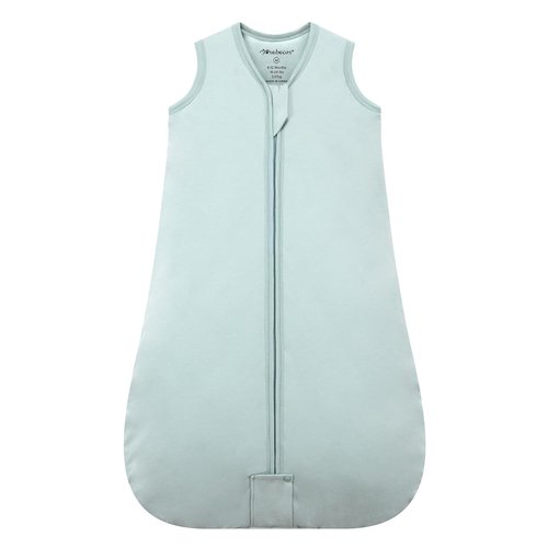 Mosebears Sleep Sack | Baby Winter Wearable Blanket with 2-Way Zipper | 2.5 TOG Cotton, Calm Sage, 12-18 Months
