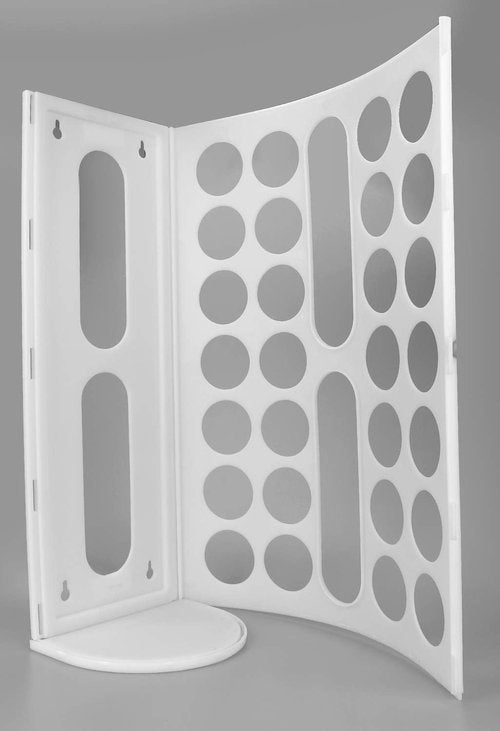 Lunies Plastic Bag Holder - Large Capacity Grocery Bag Dispenser | Wall Mount Organizer (White, 1 Pack)
