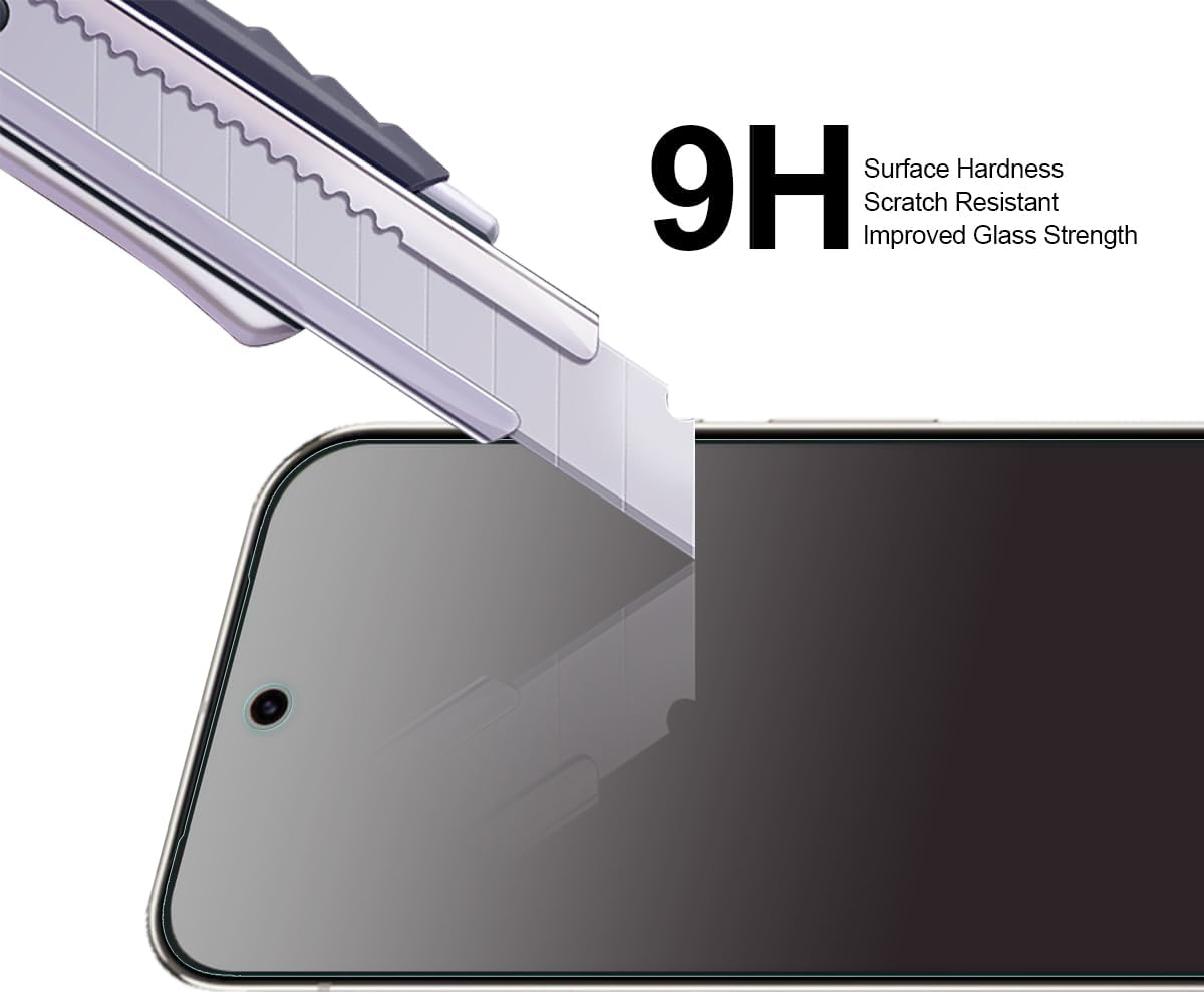 (3 Pack) 9a Supershieldz Designed for Google Pixel Tempered Glass Screen Protector, Anti Scratch, Bubble Free