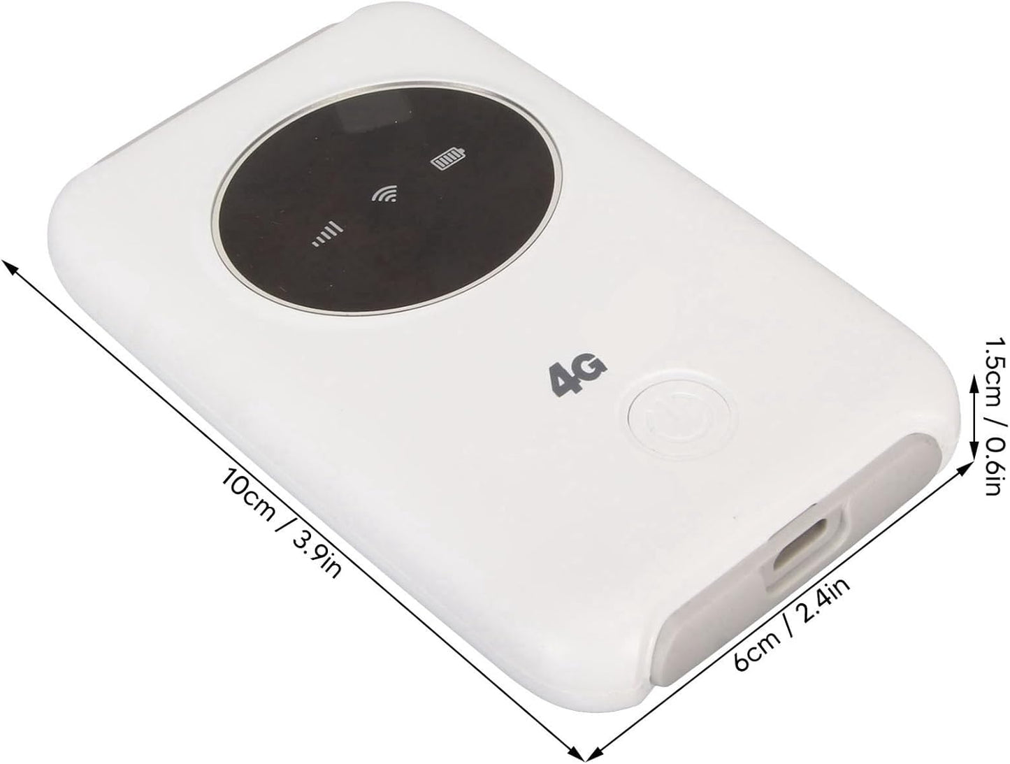 Yoidesu 4G 5G 300Mbps 10 3200MAh Mobile Router, LTE Hotspot Modem up to Devices, SIM Slot, Battery, Portable Device