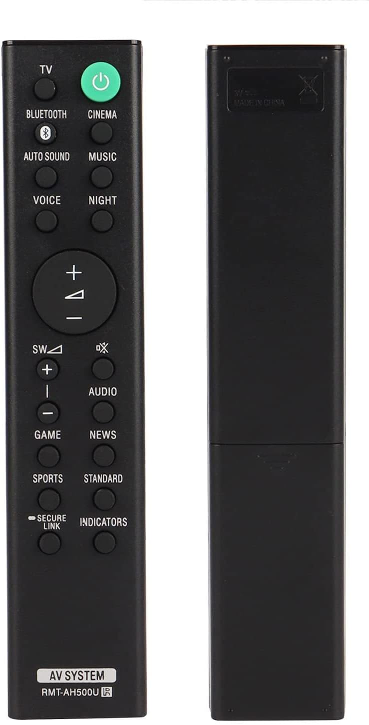 Smartby RMT-AH500U Remote Control Compatible with Sony Soundbar & AV System