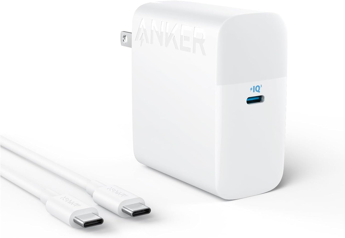 Anker 100W 5FT MacBook Pro Charger, Compact and Foldable USB C Charger for MacBook Air, Samsung Galaxy, iPad Pro