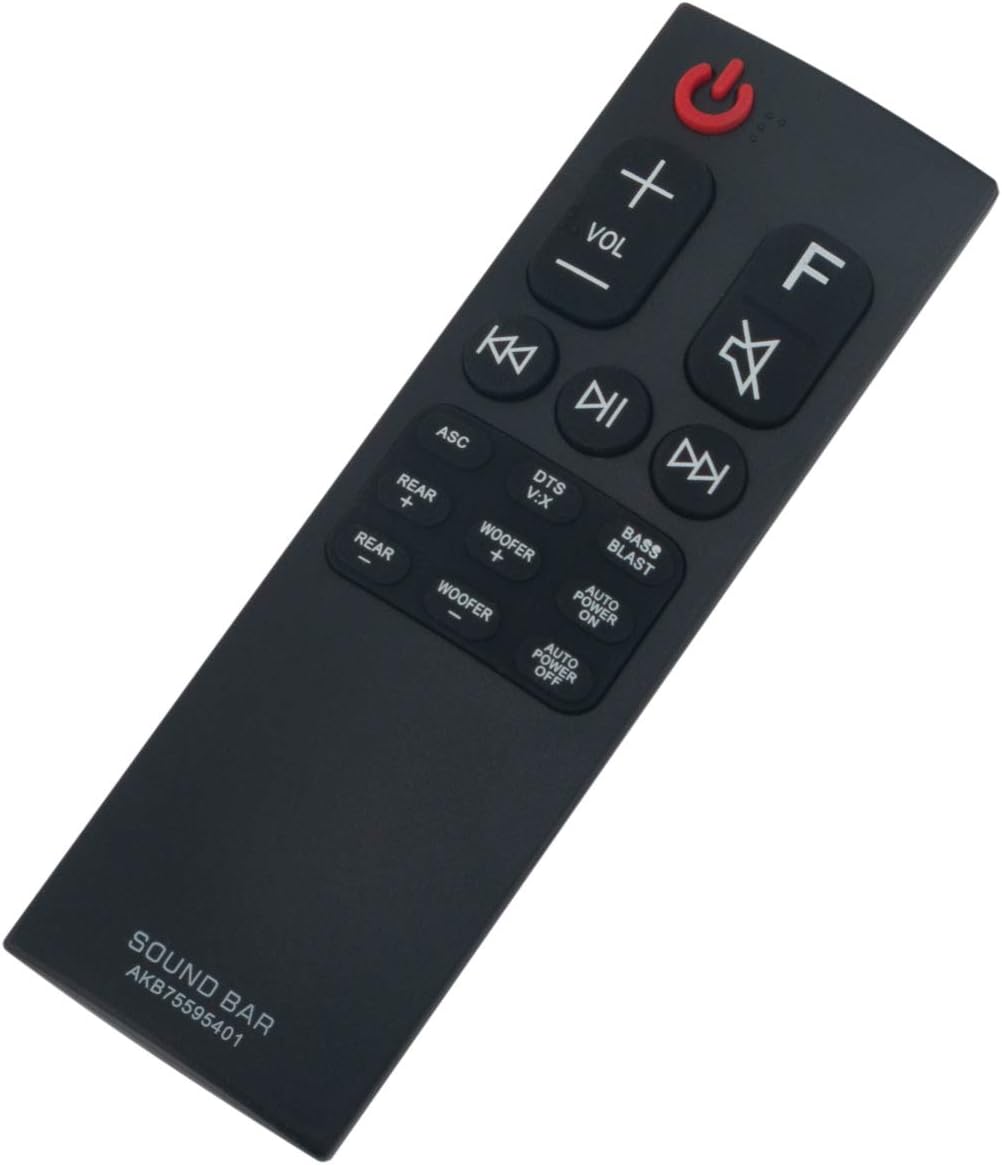ZdalaMit AKB75595401 SK5R SK5Y SKM5Y SPK5B-W AKB75515305 AKB75595402 Sound Bar Replace Remote Control Applicable for LG