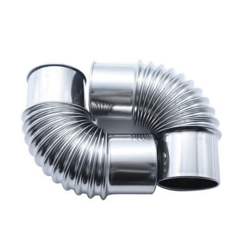 ILLITAN Stove Pipe Elbow,90 + 90 Degree, 2.36 inch Diameter, for Wood Stove Chimney Vent Pipe, Durable & Rust-Resistant