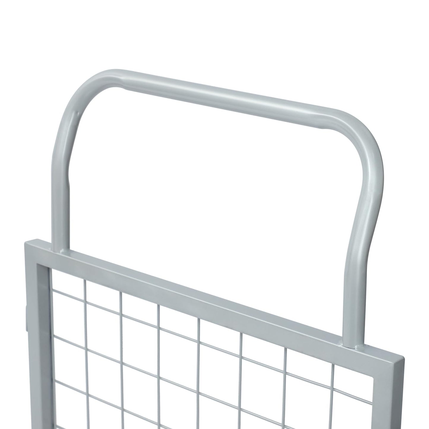 Platform Truck Cart with Cage, 38x24x21in Hand Truck Extra Large Version, Heavy Duty Push Cart Dolly, with Swivel Wheels, 1800lbs Capacity Utility Hand Cart, for Grocery/Storage (4-in-1, 1800lbs)