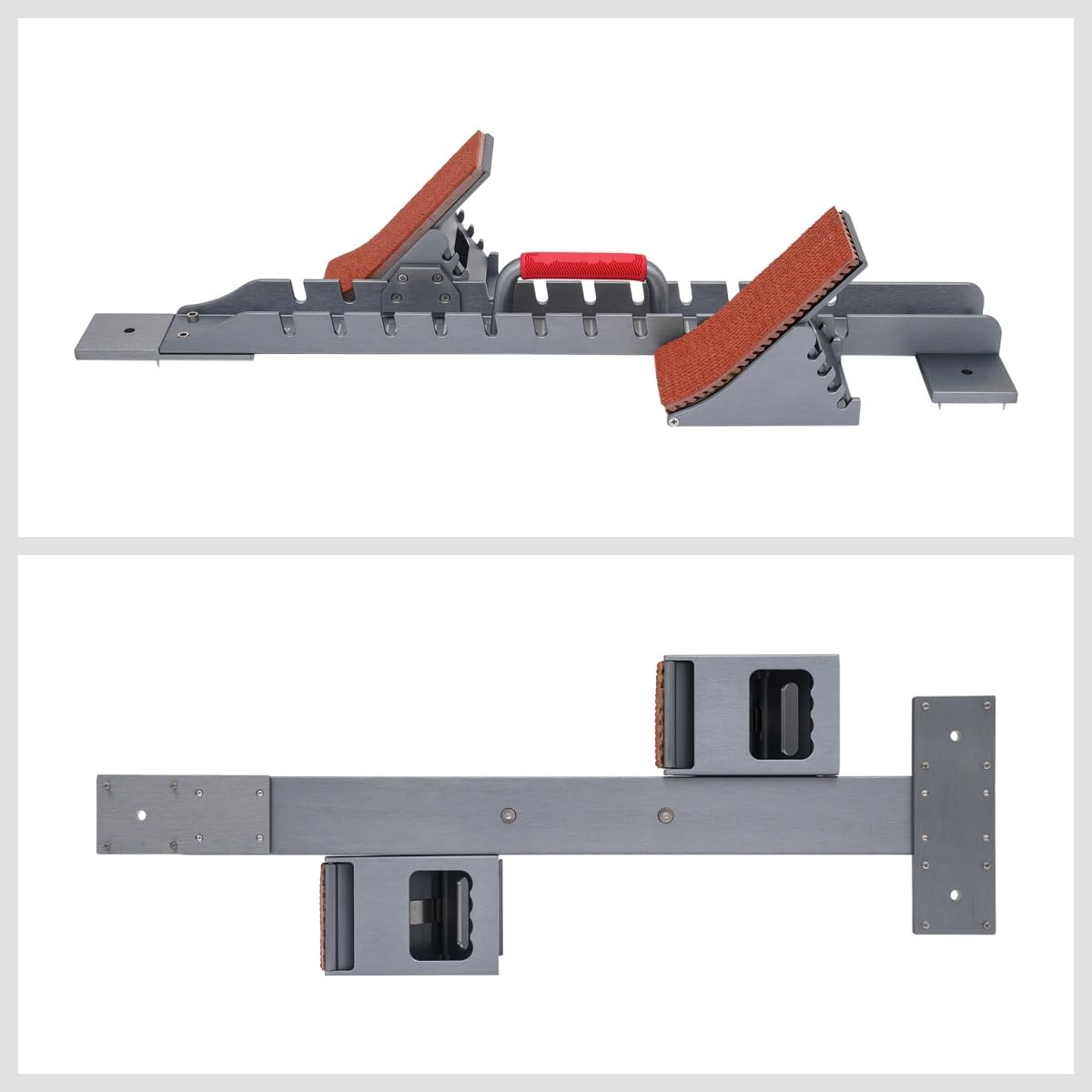 AGULIUM 35'' Starting Blocks Track and Field -Designed for International Competition, 4 Angles Adjustable, Aluminum Alloy Running Track Blocks, Starting Block for Plastic Runway, Cinder Track