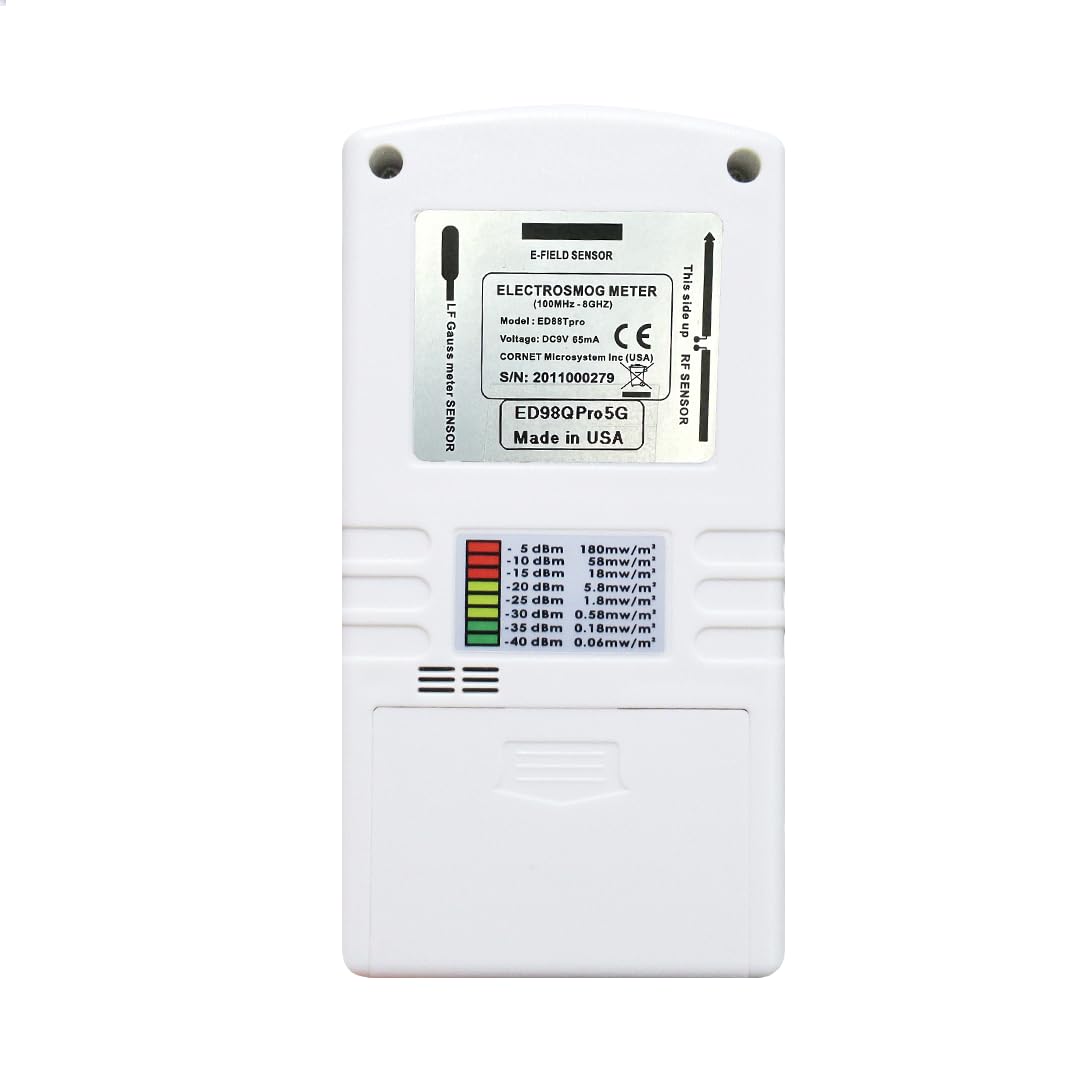 Safe Living Technologies New Cornet ED98QPro5G Electrosmog Quad-Mode Meter