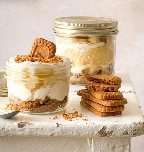 Le Parfait Familia Wiss Terrine Wide Mouth French Glass Jar w/Airtight 2-Piece System Gold Lids | Ideal for Canning, Food Storage, Meal Prep, Cake Jar & DIY Crafts | 7oz Half/Pint (Pack of 6) 200ml
