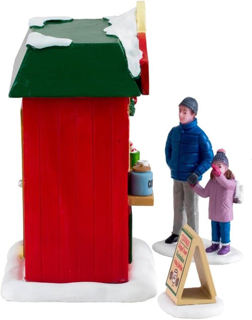 Lemax Cocoa Corner - Charming Set of 3 Decorative Figurines for Holiday Decor