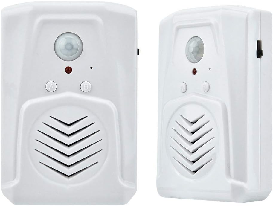 Dioche MP3 4m USB/Battery Powered Motion Sensor Alarm Doorbell - Audio Player with Infrared Induction, Detection