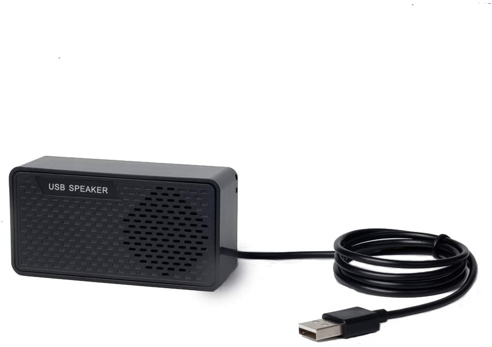 shuley USB Computer Speakers, USB Powered Mini Sound Bars, Laptop Stereo Speaker, Plug and Play to Save Space,Suitable