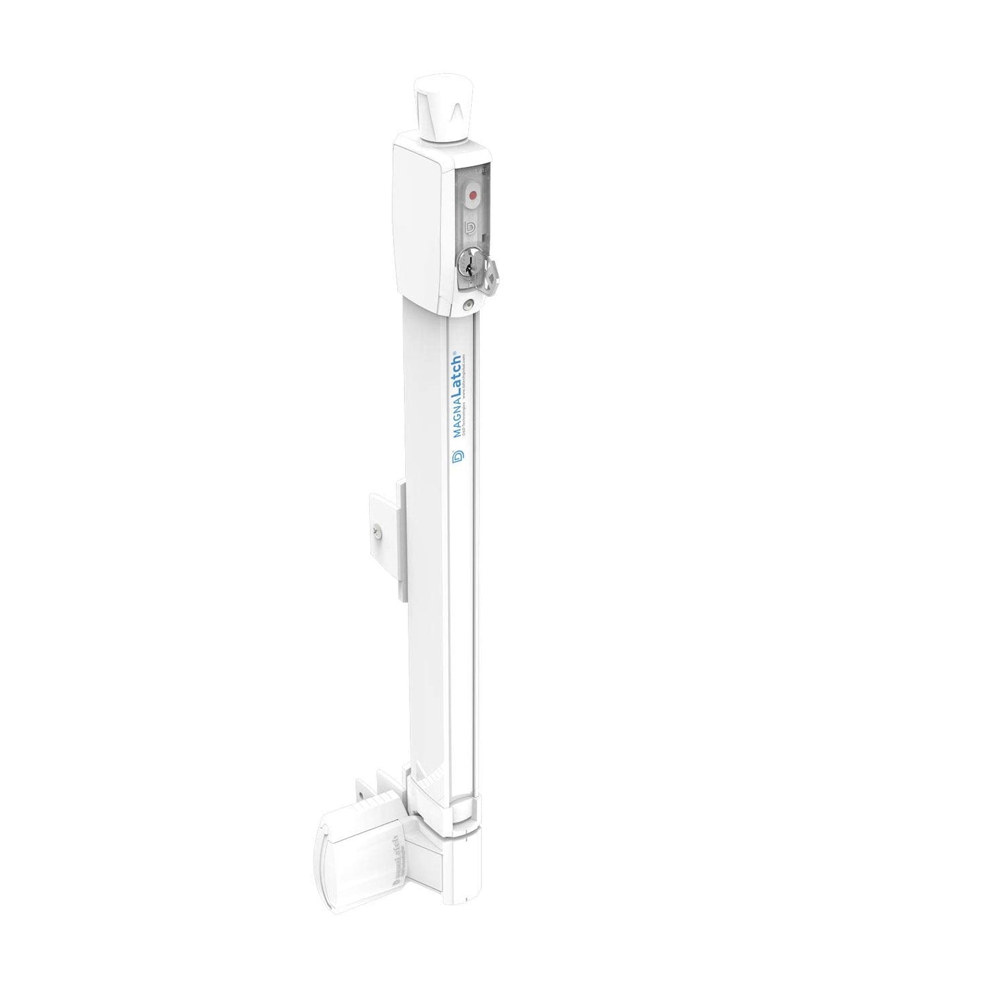 D&D Technologies ML3TPKAWT MagnaLatch Top Pull 20-inch Gate Latch, Magnetic Lock System, Professional-Grade Pool & Child Safety Gate Latch, Weather-Resistant Hardware, Any Square Gate Frame and Post