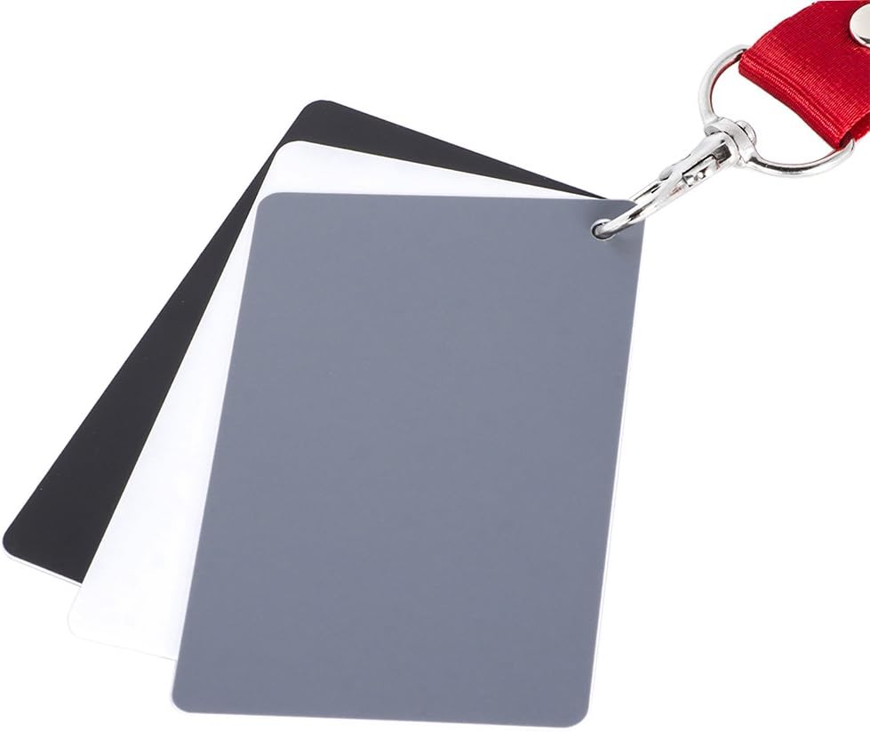 Macolink 18% (3.35" 2.2") White Balance Grey Cards Gray Cards Custom Color Calibration DSLR/SLR/Evil Camera Checker