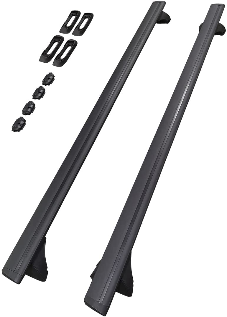 ROSY PIXEL 2 Pcs Roof Rack Cross Bars for Truck Bed, Adjustable Truck Bed Racks Bars Work with Retractable Tonneau Covers