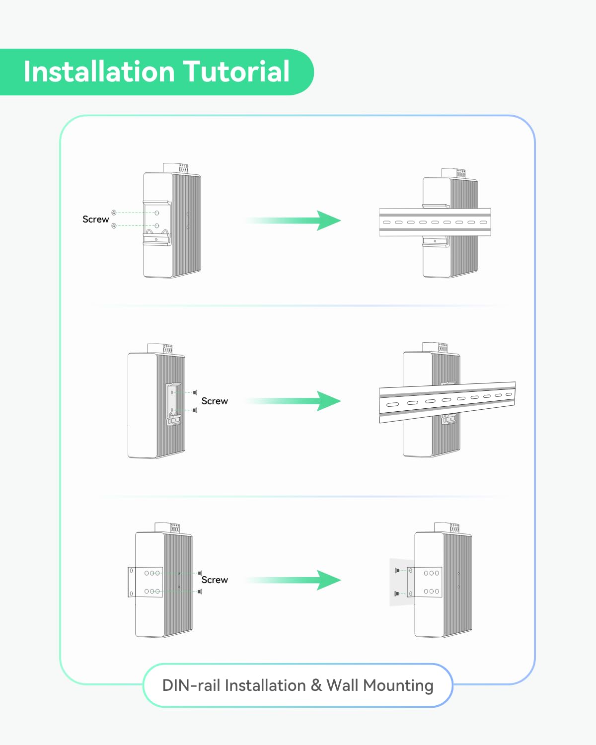 LINOVISION Industrial 5 Ports Full Gigabit DC12V PoE++ Switch for Solar or RV UPS System, Supports DC 9~54V Input, 4 BT90W PoE++ Ports for PoE Lighting and 1 Passive 24V PoE Port for Access Points