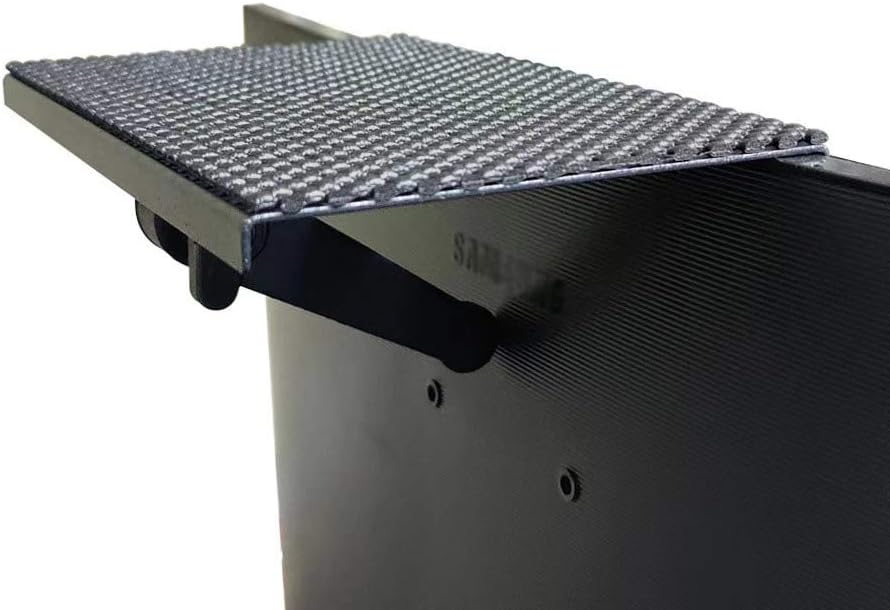 YOKEPO 8 Inch TV Top Shelf Mounting Bracket Flat Panel Mount Adjustable Mount on Monitors to Hold Cable Boxes, Apple