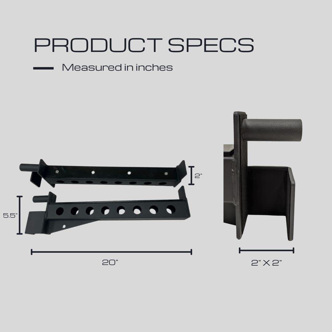 2" x 2" Power Cage Squat Rack Attachments & Accessories