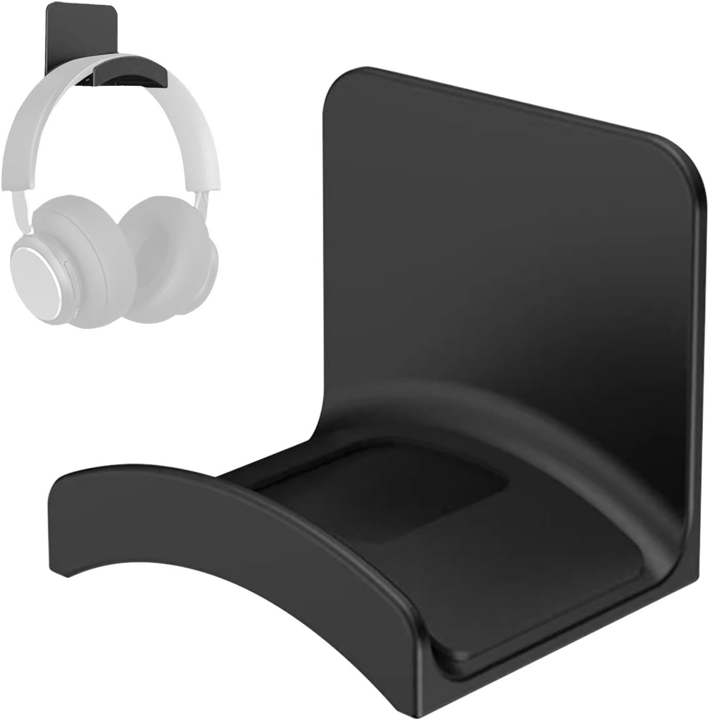 Vornetil Headset Headset Headphone Hanger Holder, Universal Wall Mount Hook Strong Adhesive Desk Hook Stand