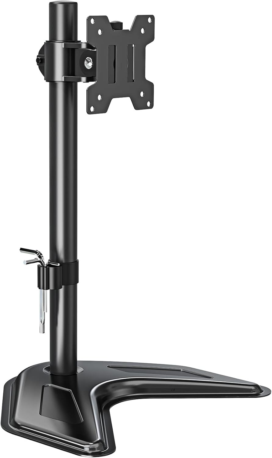 MOUNTUP 13'' 32'' 17.6 lbs, 75x75/100x100 MU0023 Single Monitor Stands, Freestanding VESA Monitor Desk Mount fits