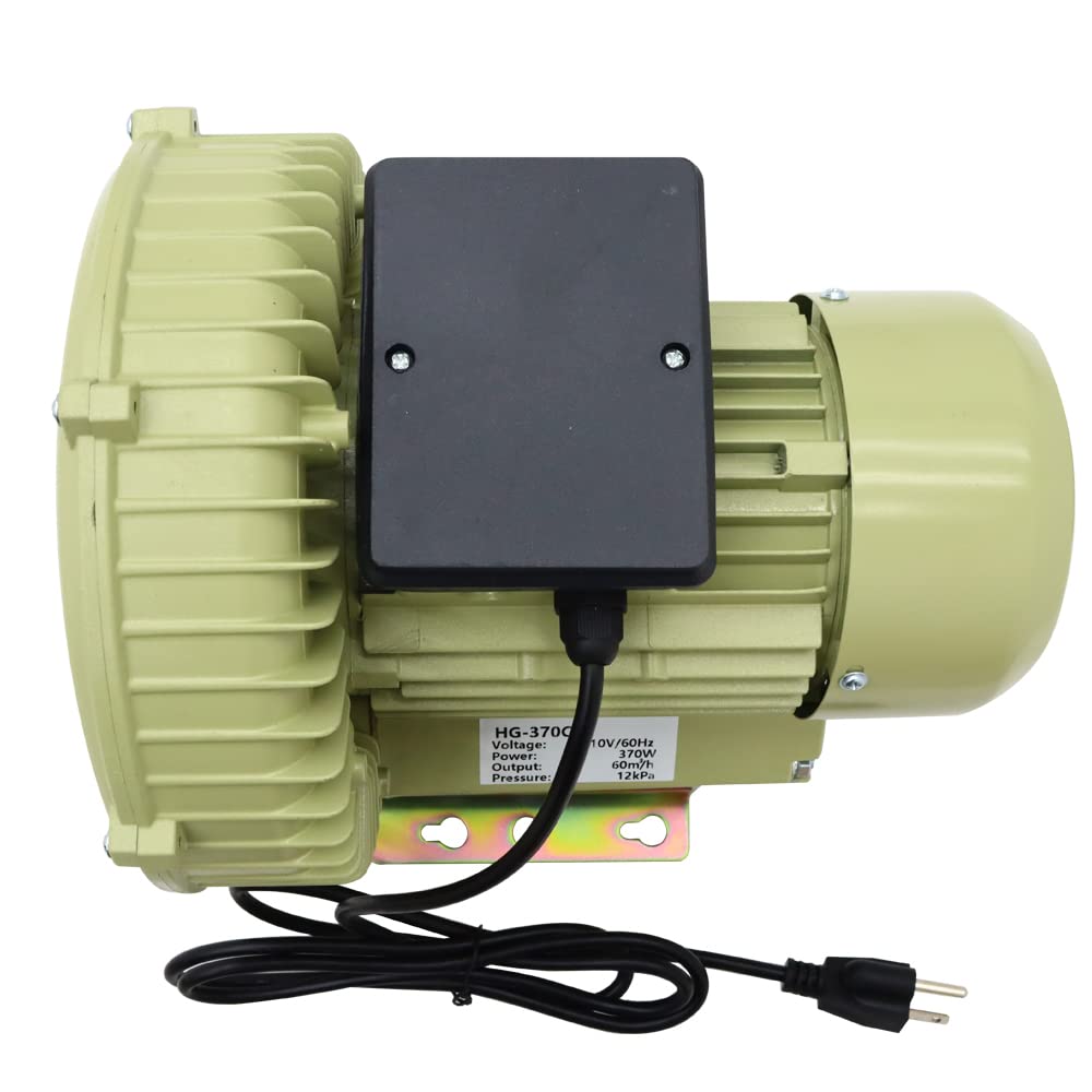 INTBUYING Industrial Aquaculture Seafood Pond Fish Tank Vortex Air Blower Pump 110V 60HZ
