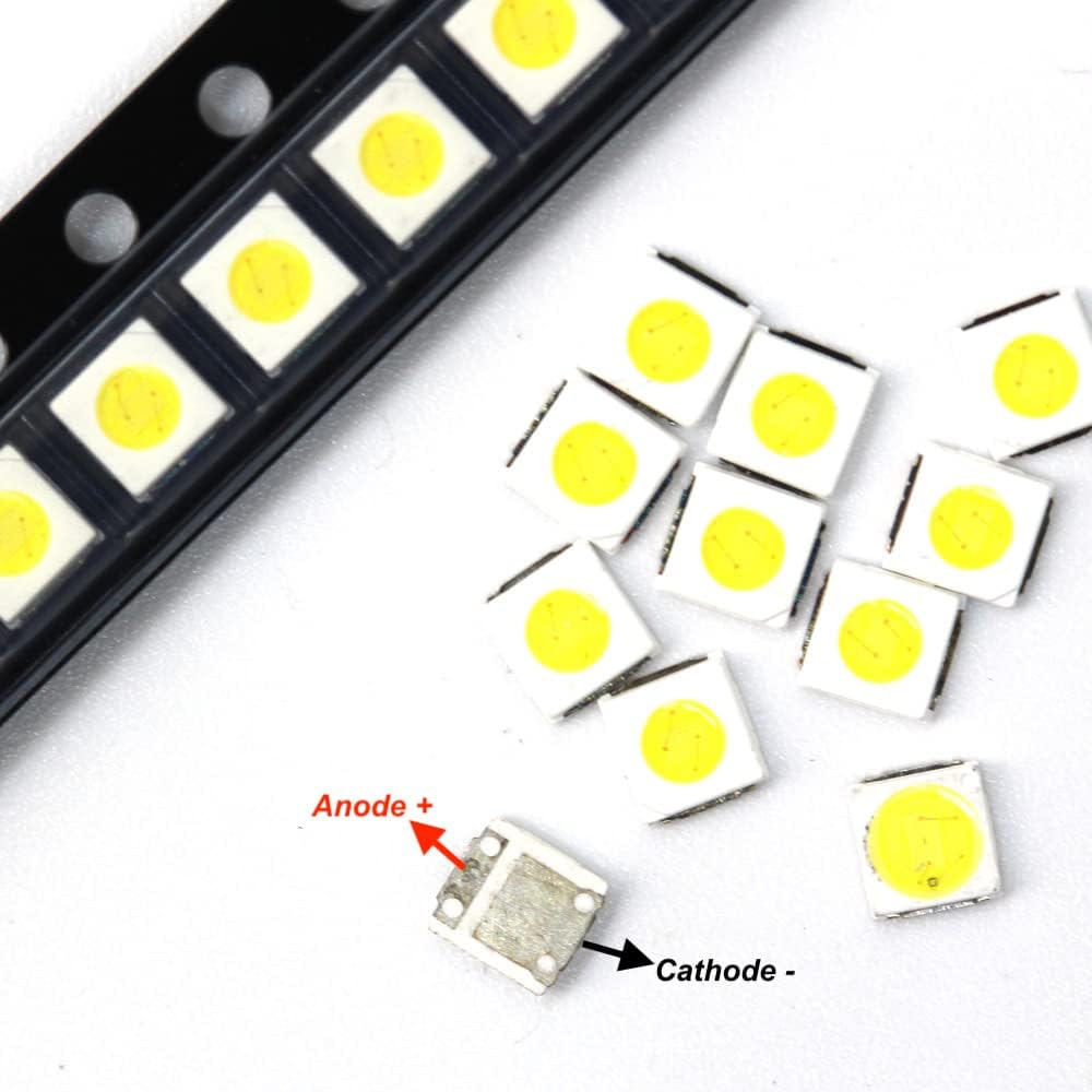 100pcs 3V 3030 1.8W 97-100LM 3V High Power LED Backlight lamp Beads for Tv LCD TV Lamp Beads SMD Cool White Application