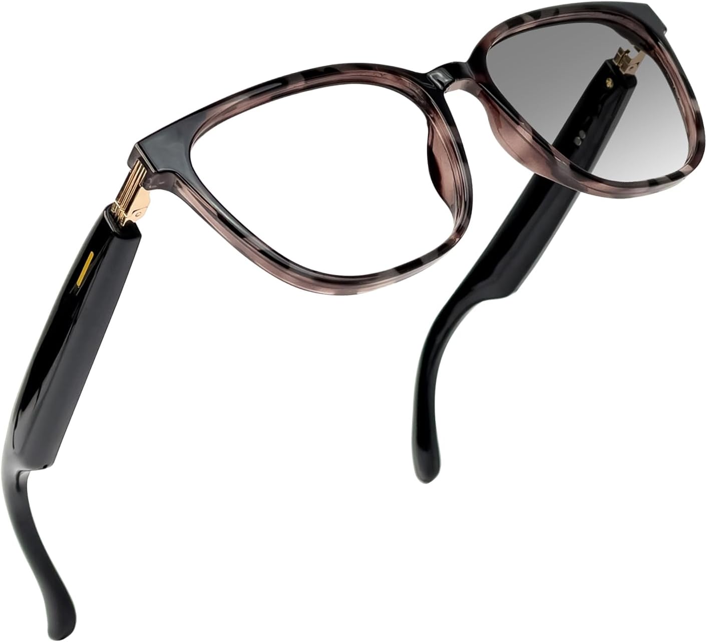 loangyunfone AI Smart Glasses with Real-Time Translation & Voice Assistant Bluetooth Sunglasses with Noise-Cancelling