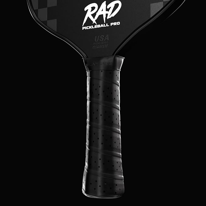 RAD Pro Pickleball Paddle Set – USAPA Approved – T700 Carbon Fiber Surface & 16mm Full-Cell Polypropylene Honeycomb Core for Power & Control – Includes Outdoor Pickleballs & Tote Bag