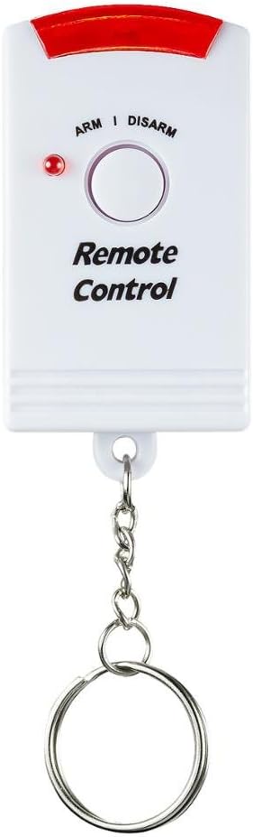 Mengshen 2 H88 Infrared Motion Sensor Alarm - Burglar Alarm with Remote Controls, Suitable for Home/Garages/Shops