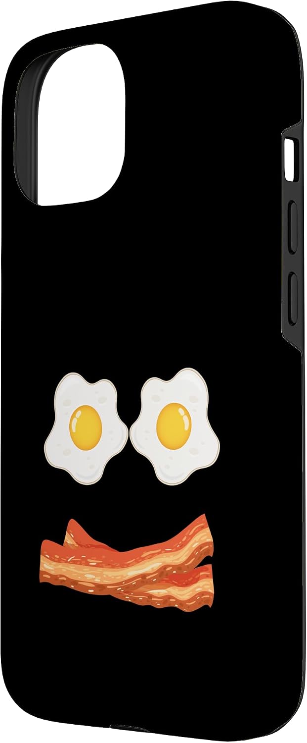 Bacon And Eggs Lover Gift 15 Bacon And Eggs Funny Breakfast Humor Bacon And Eggs Case for iPhone