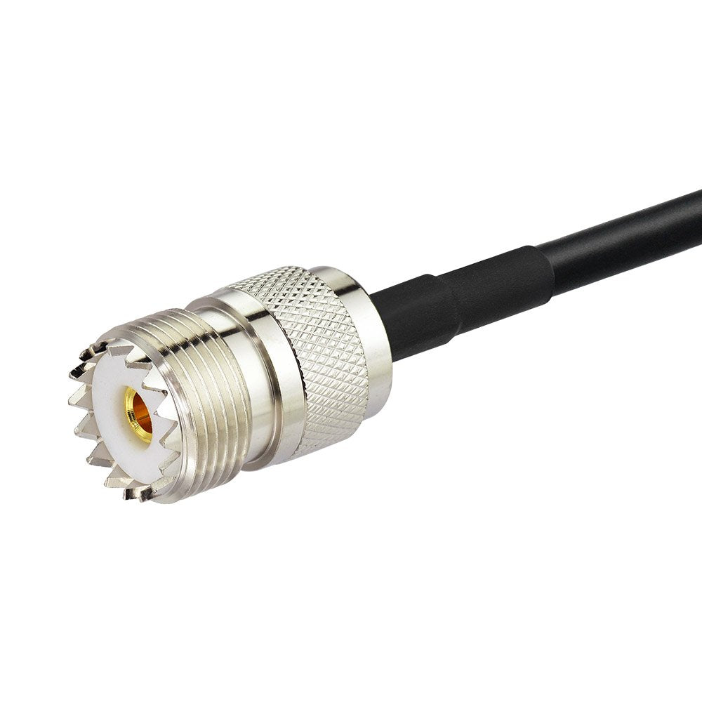 SO239 RG58 1m 3 BF-F8HP UV-5R UV-82 BF-888S GT-3 BINGFU Ham Radio Antenna Adapter SMA Female to UHF Female Coaxial