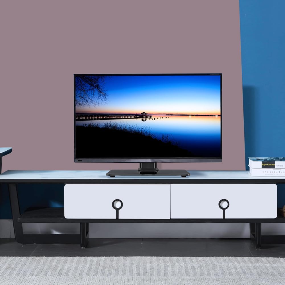 KKTONER 13 inch 32 inch 75 75mm/100 100mm 77Lbs Single Computer Monitor Stands Full Motion Swivel Free Standing Desk