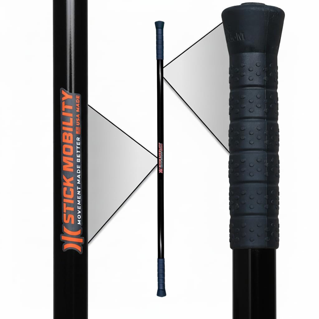 Stick Mobility 3 Stick Training Bundle | Mobility Stick to Improve Flexibility, Mobility, and Strength with Active Stretching for Golf, Running, Fitness, Pickleball, and More
