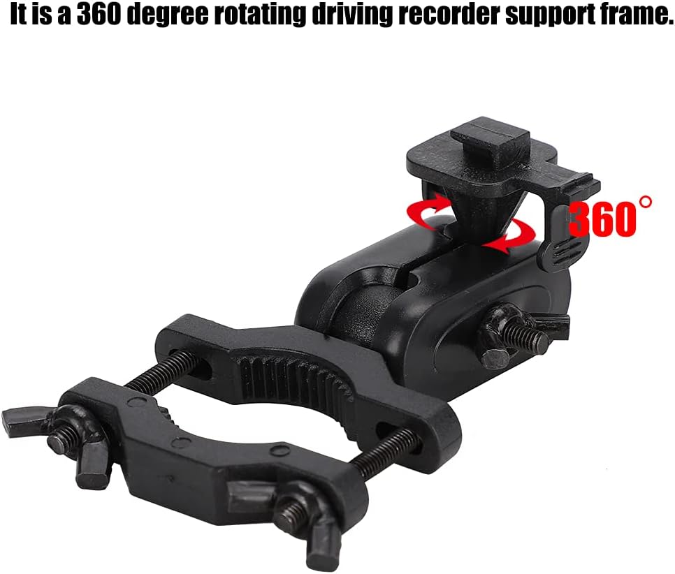 Naroote 360 Dash Cam Mount, Driving Recorder Holder, Car Rearview Mirror Camera Holder Driving Recorder Bracket Degree