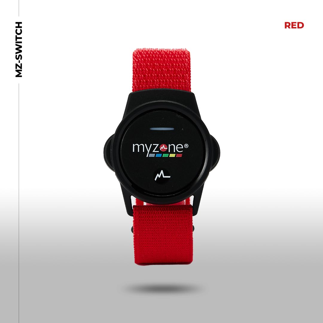 Myzone MZ-Switch Physical Activity Heart Rate Monitor – A Water Proof Fitness Tracker for Wrists, Arms & Chest