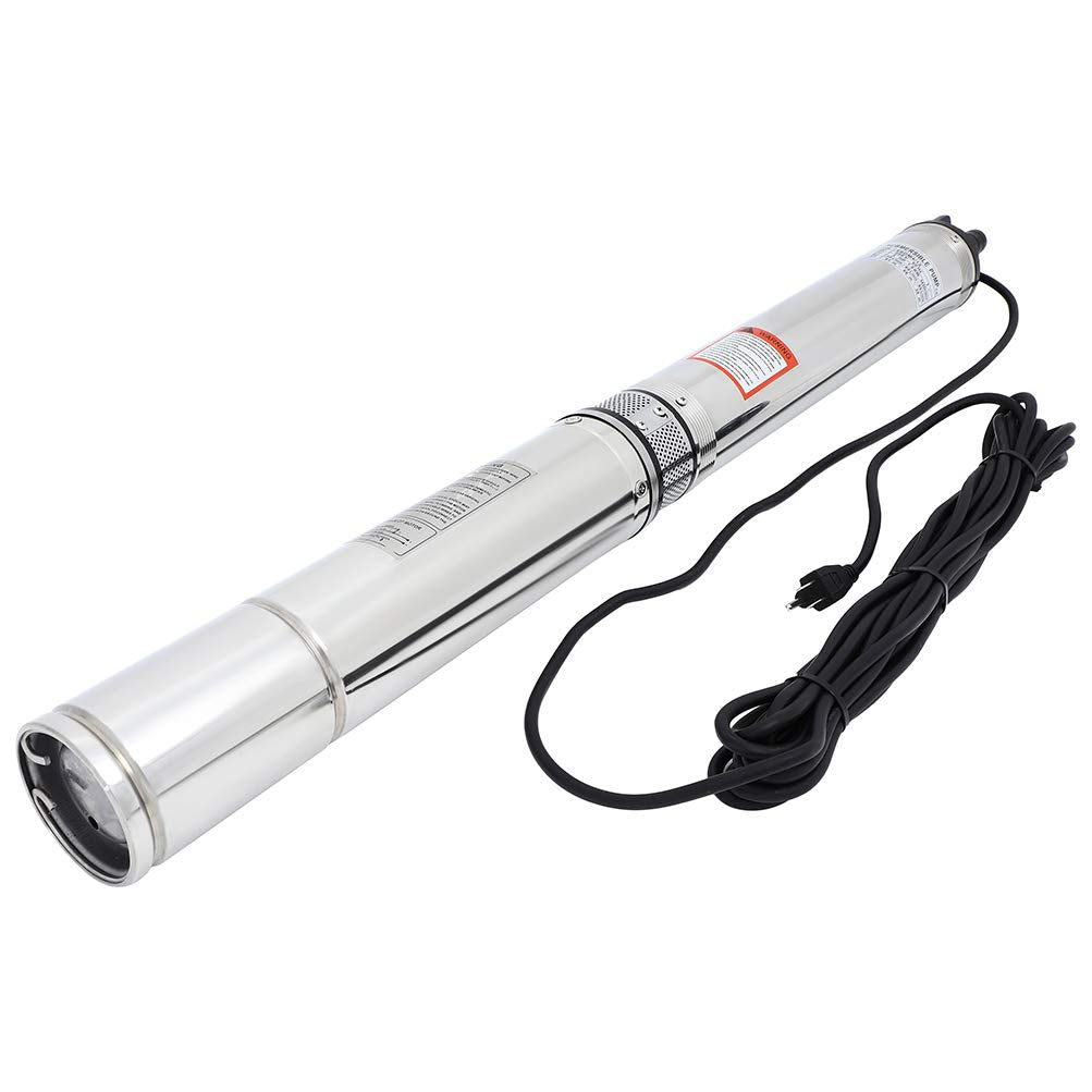 SCITOO Deep Well Pump for Garden Home Agricultural Irrigation 2 hp 42GPM Submersible Pump 440ft/134m 220V-240V / 60Hz