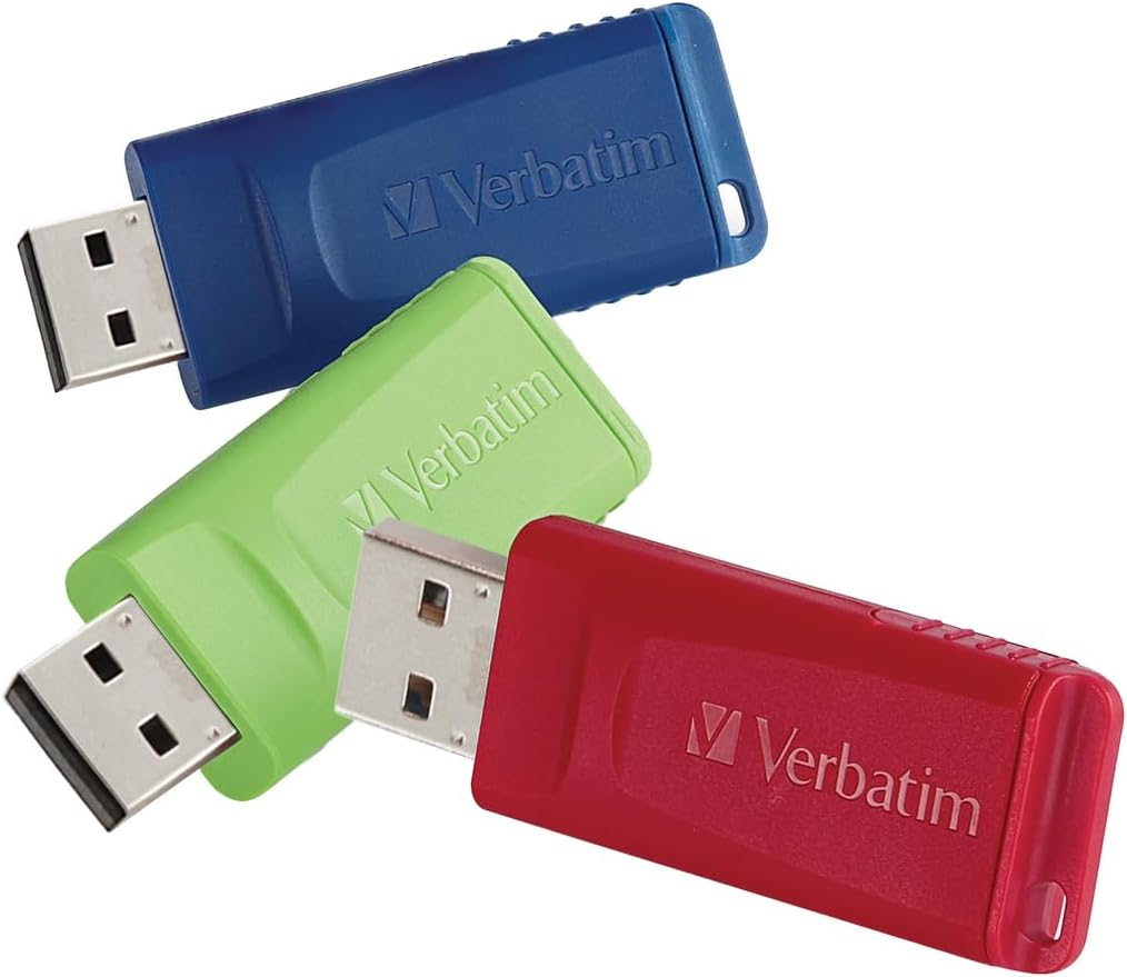 Verbatim 2.0, 16GB, (Pack 3) Store 'n' Go USB Flash Drive Multi
