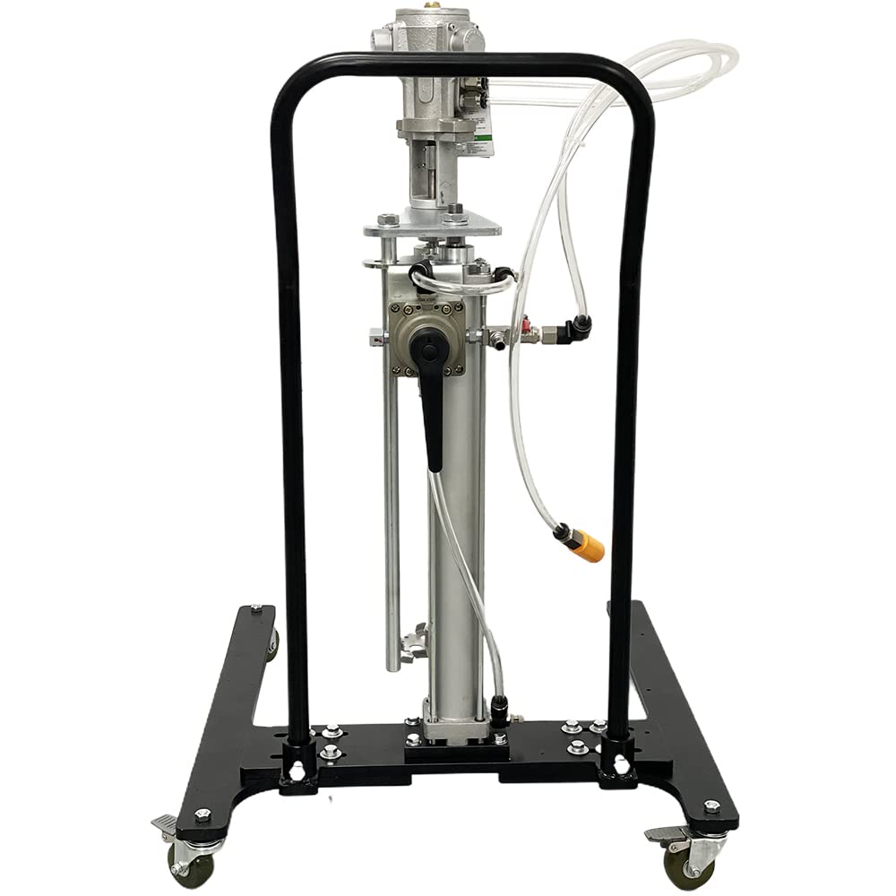 COSMOSTAR 5 Gallon Automatic Air Lifting Pneumatic Pail Agitator Paint Mixer | Drum Mixer | Pneumatic Bracket Mixer, Paint Stirring Machine Bracket Air Agitator Paint Mix Tool, Paint Agitator