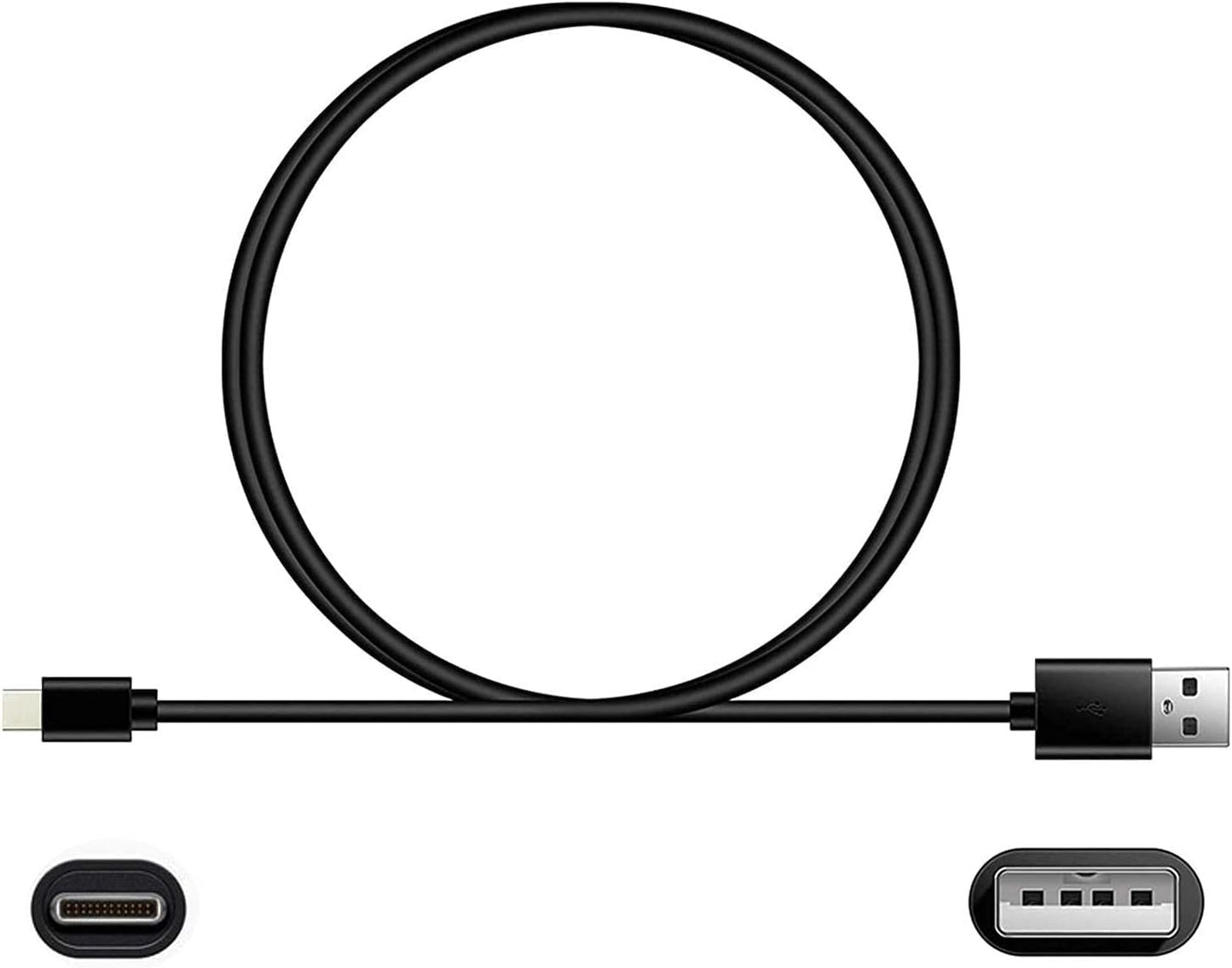 1800 5V DC5V DC5V 5.0V USB Type C Charging Cable Compatible with KppeX Neck Massager Shiatsu Neck and Shoulder Massage