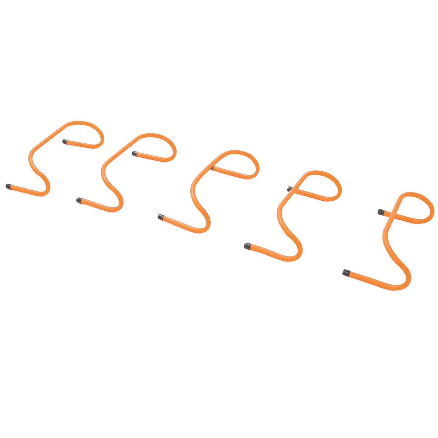 Trademark Innovations 6" Speed Training Hurdles (Set of 5, Orange)