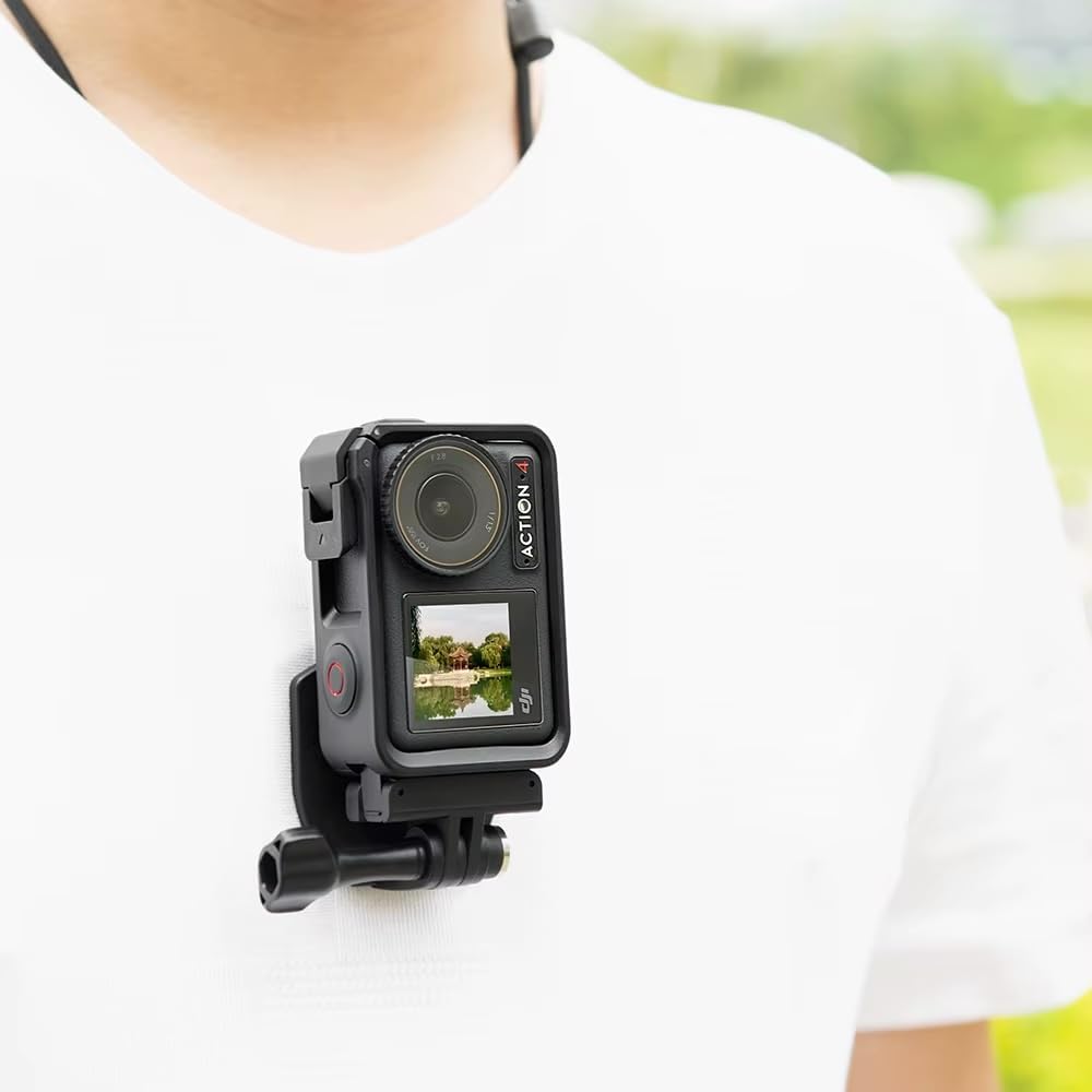 Reflex Camera 360 Magnetic Chest Mount Compatible with Go Pro, DJI, Insta | Quick Release Action Camera Holder