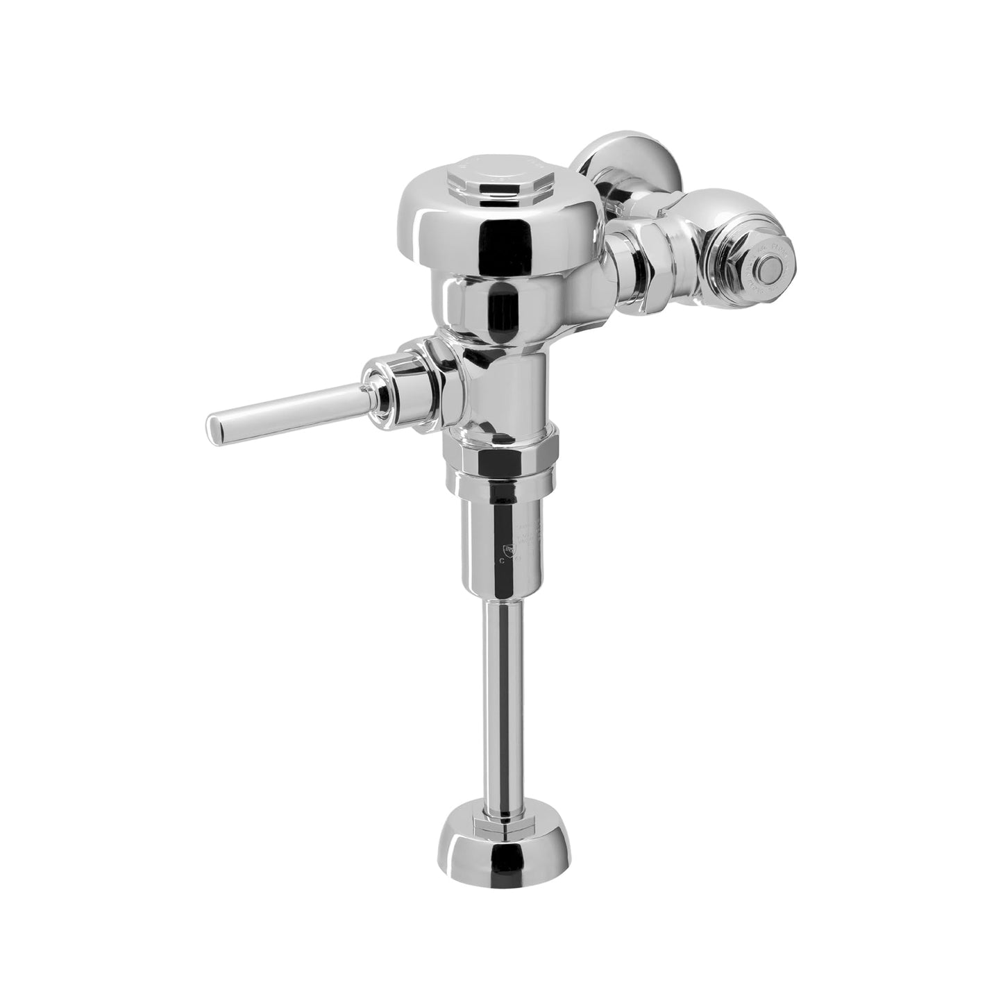 Sloan Regal 186 Exposed Manual Urinal Flushometer, 1.0 GPF Manual Flush Valve - Single Flush Non-Hold-Open Handle, Fixture Connection Top Spud, Polished Chrome Finish, 3082675