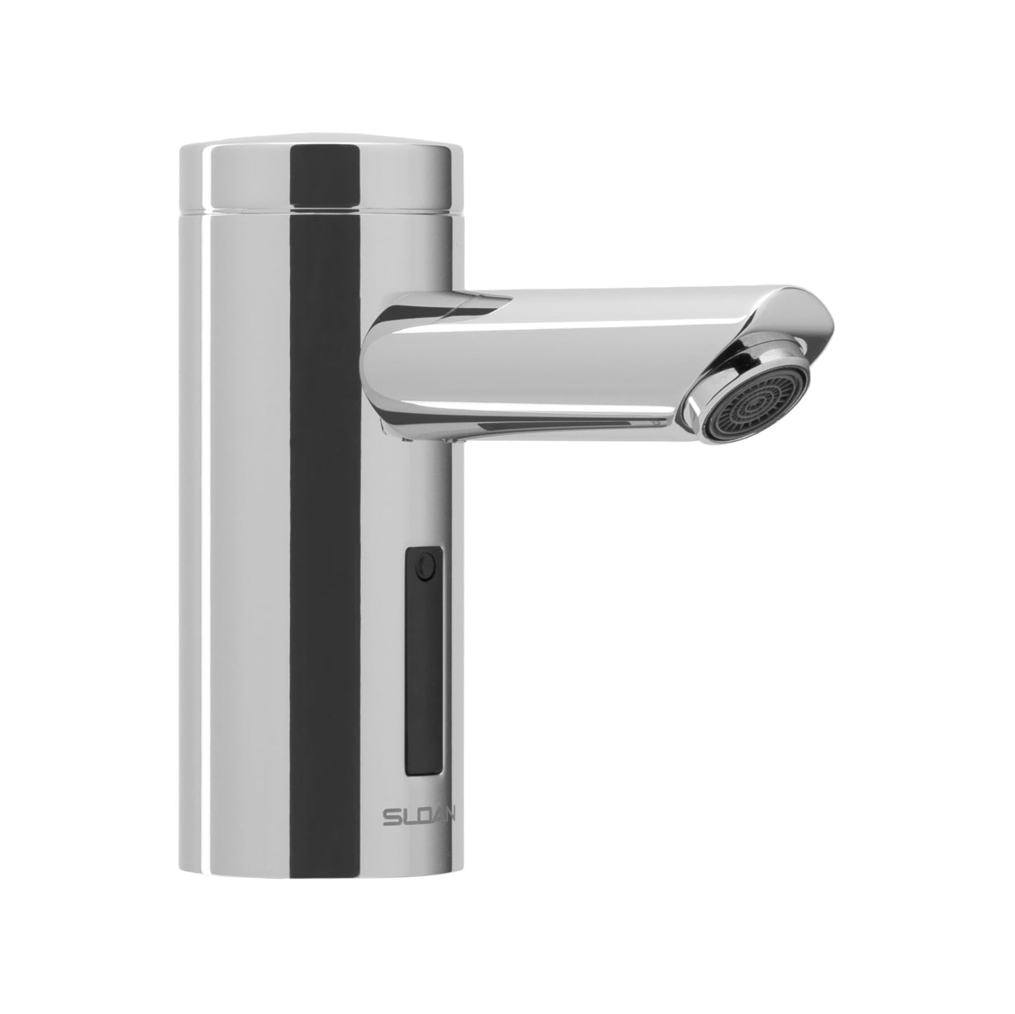 Sloan Optima EAF-250 Sensor Activated Touch-Free Faucet, Commercial Grade w/Mounting Hardware - 0.35 GPM Battery-Powered Deck-Mounted Mid Body, Polished Chrome Finish, 3335155