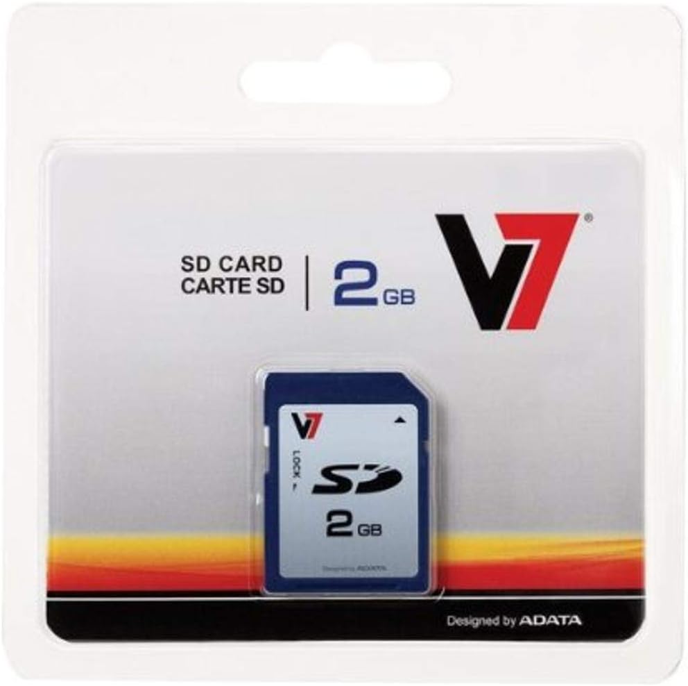 V7 2GB Secure Digital SD Card - Reliable Storage Solution