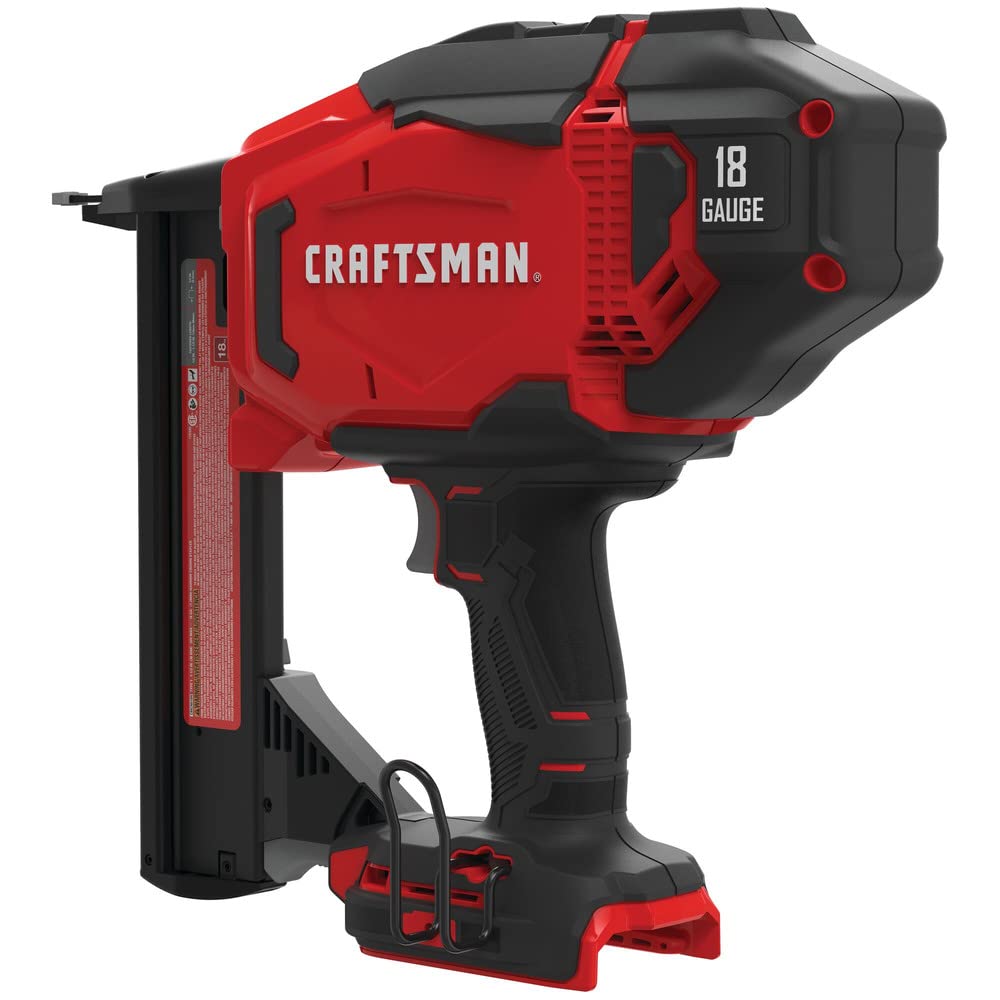 CRAFTSMAN V20 Narrow Crown Stapler, Cordless, 18 Gauge, Tool Only (CMCN618NB)