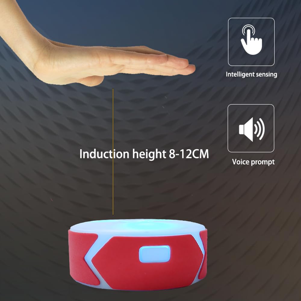 QUELINGSPORT Response Agility Training Light, Children's Physical Fitness Training, Remote Control to Control Light Operation red 3 Lights+Remote Control
