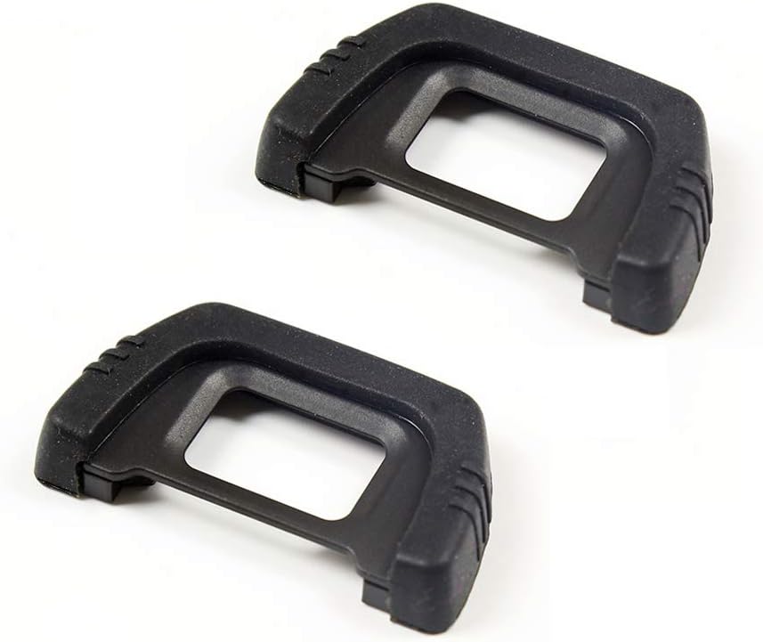 FANZR DK-21 D750 D610 D600 D200 D7000 D90 D80 D70 D70S (2 Pack) Eyecup Eyepiece Viewfinder Compatible for Nikon Camera