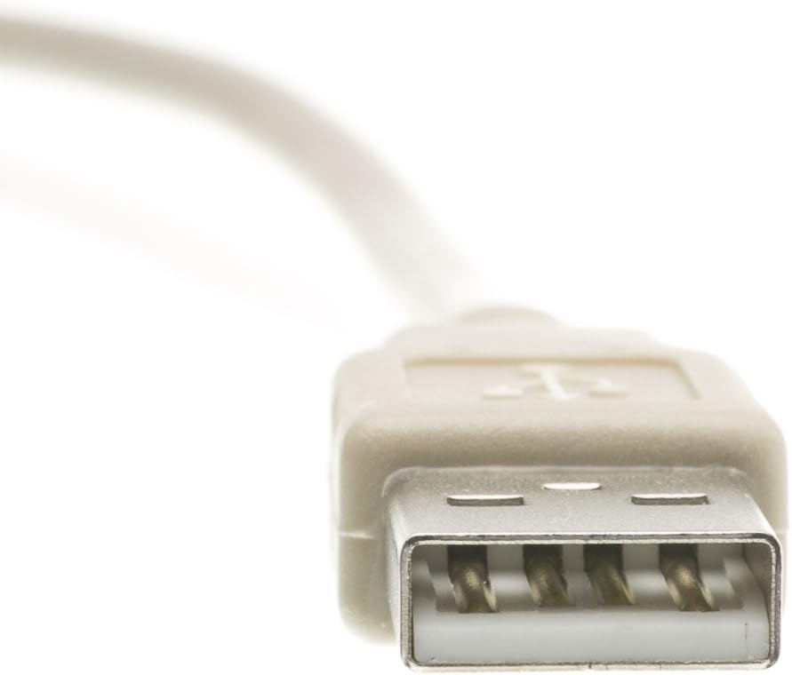 10 2.0 2.0 CableWholesale feet USB Printer/Device Cable, Beige, Type A Male/Type B Male Plug, A Male to B Male High